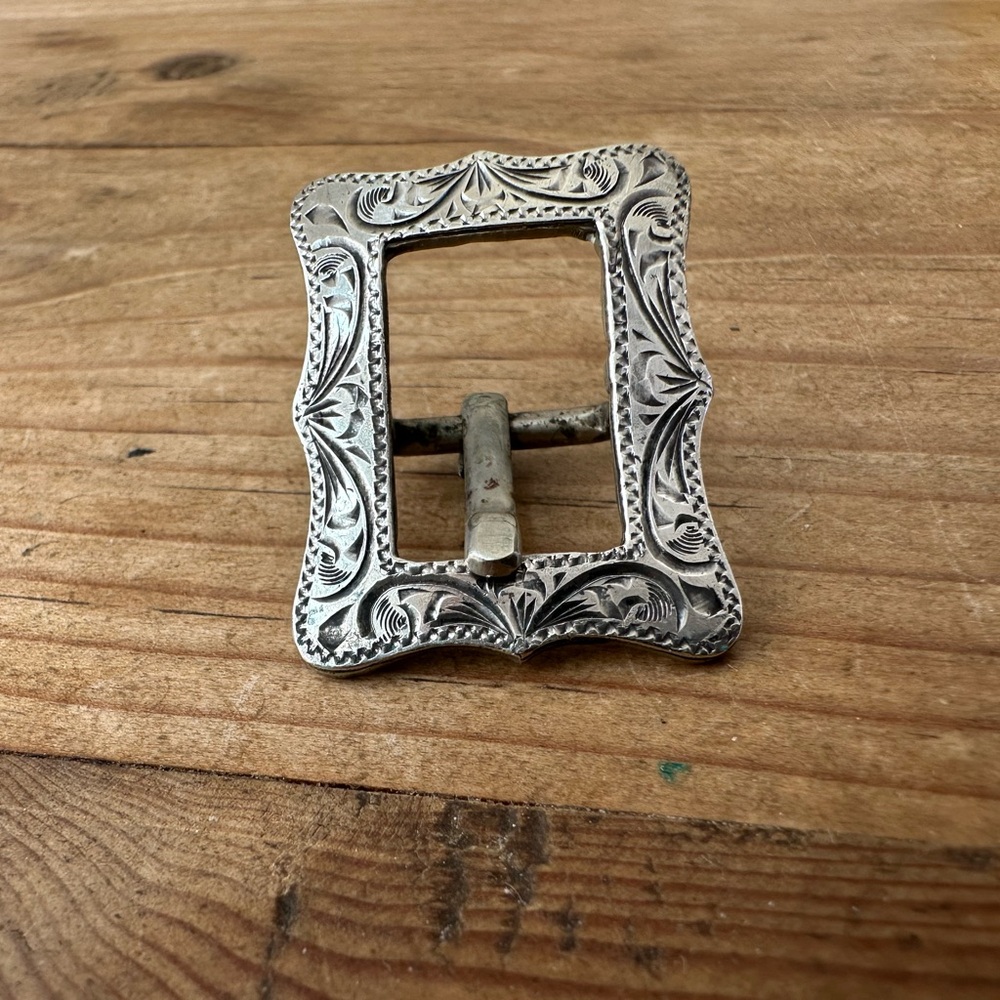 Ornate Vintage Silver Buckle